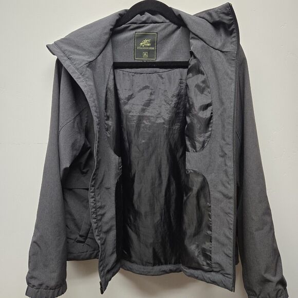 Rip Curl Men's Elite Anti Series Windbreaker Jacket Heathered Black Size Small - Picture 3 of 10